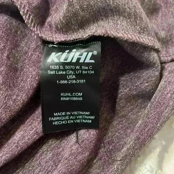 Kuhl Born In The Mountains Sleveless Purple Tank Dress Women’s Size Large - Picture 9 of 12